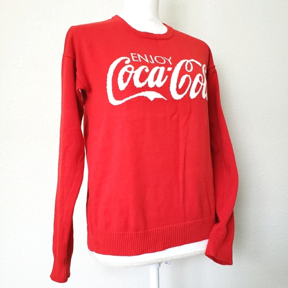 Coca Cola Sweater Red S - Picture 3 of 8